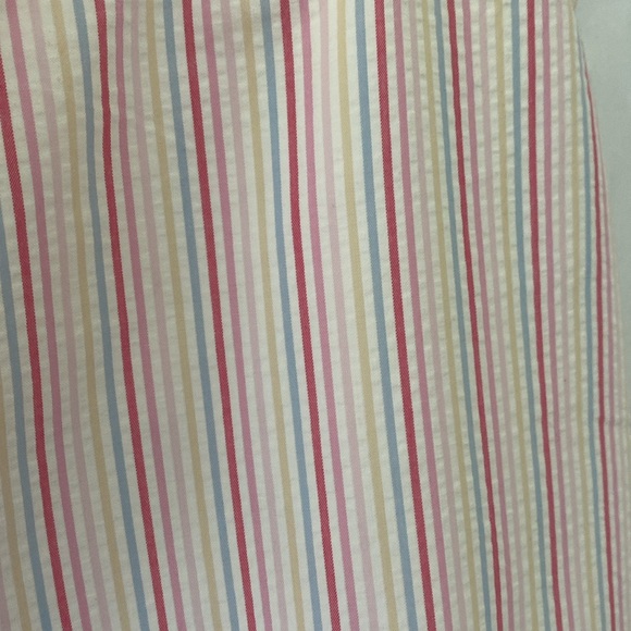 Brooks Brothers Seersucker Pastel Stripe Skirt. Size 12 - Picture 9 of 9